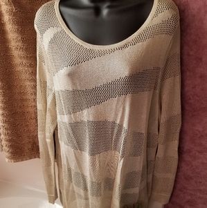 Long sleeve Gold Top